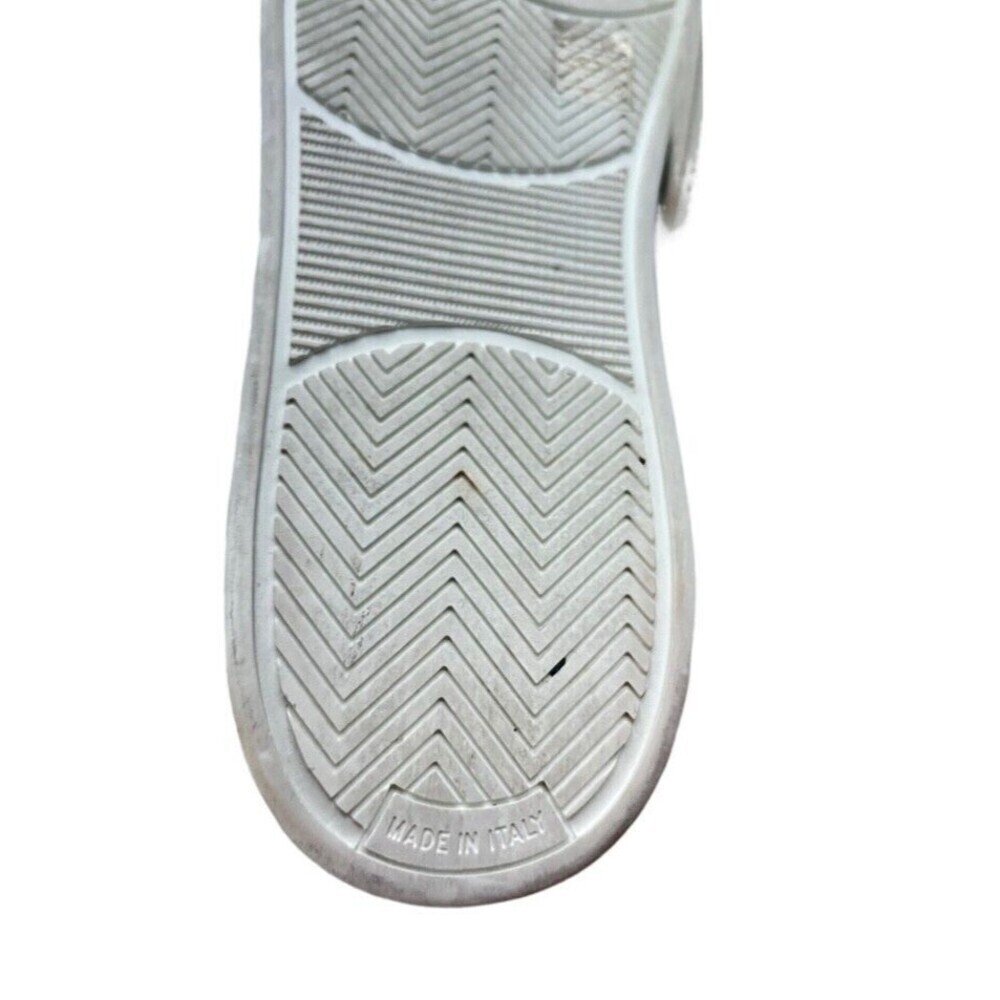 CHANEL Calfskin Men’s Logo Trainer White Blue - Picture 11 of 13